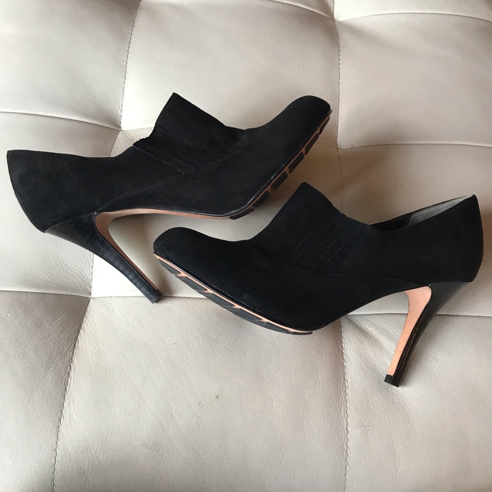 NWOB Cole Haan Black Suede Pumps Nike Air 8 1/2